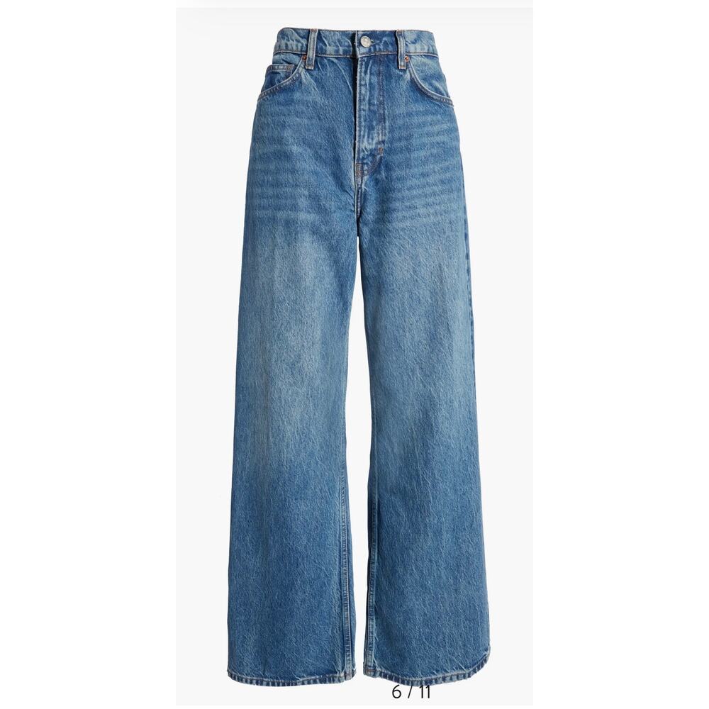 Reformation High Rise Wide Leg Slouchy Jean Size 32 - Picture 3 of 11